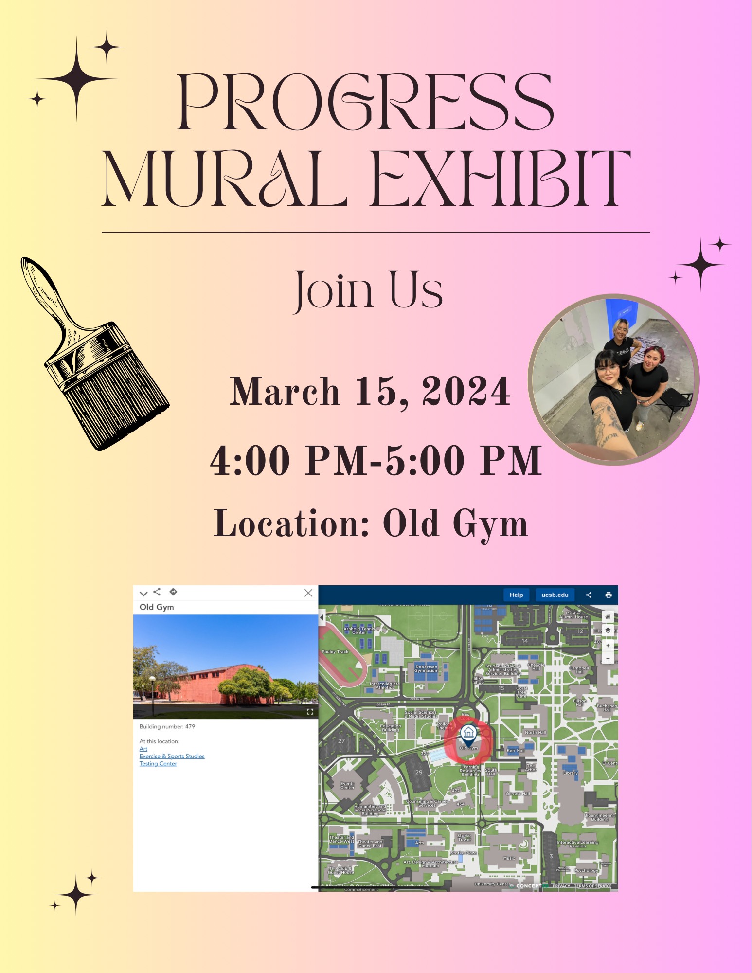 Mural Exhibit Update Flyer