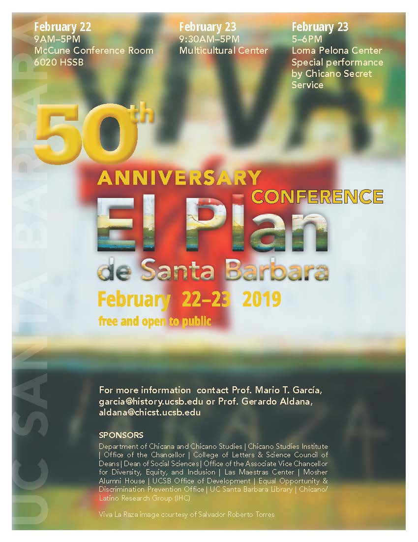 50th Anniversary of El Plan de Santa Bárbara Conference Event Image