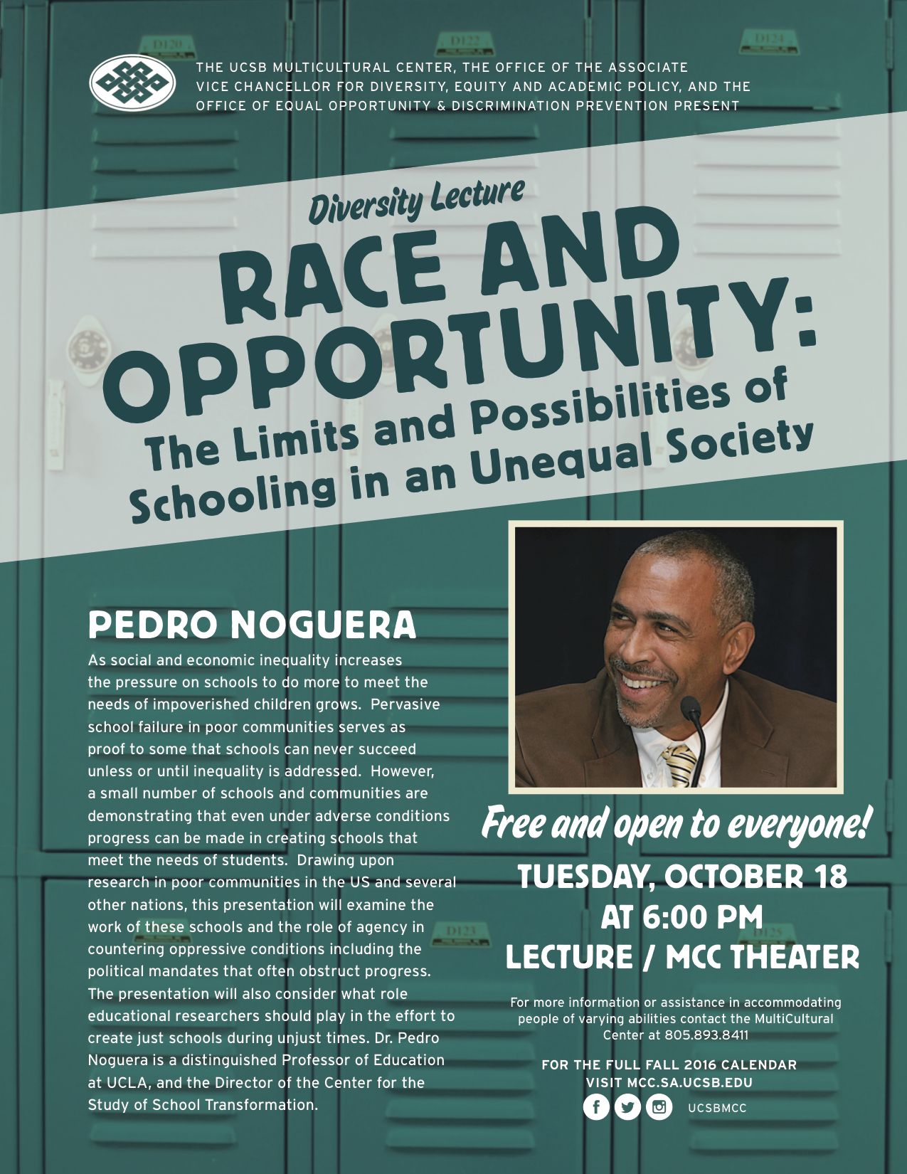 Race and Opportunity:  the limits and possibilities of schooling in an unequal society Event Image