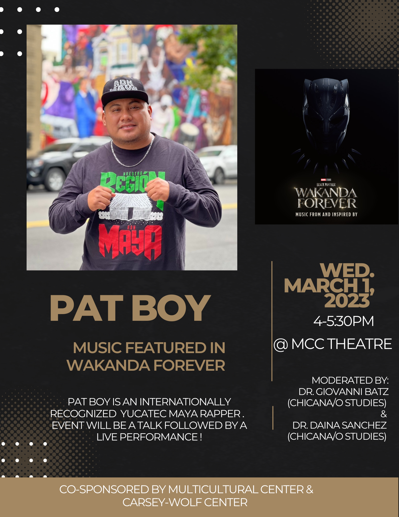 Pat Boy Live at UCSB! Event Image