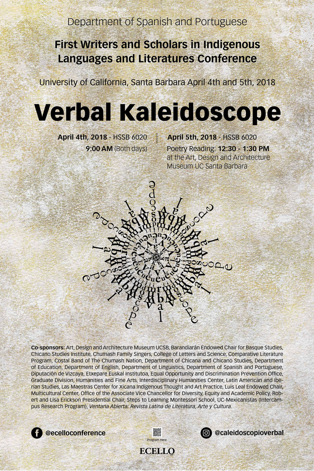 Verbal Kaleidoscope Event Image