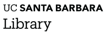 UCSB Library Logo in Black